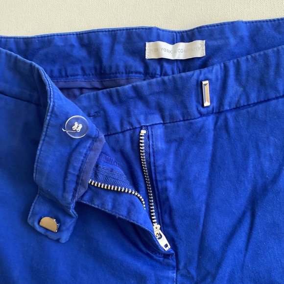 New York & Company Womens Super Comfy Flat Front Stretch Trousers Pants, Size 6 - Picture 6 of 9